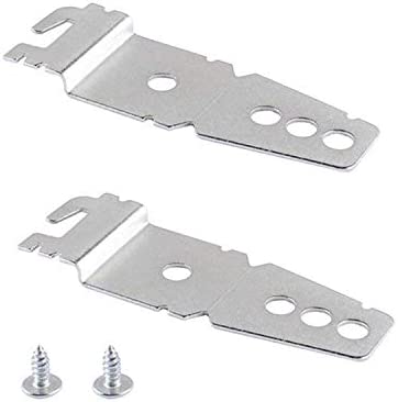 8212560 & 8269145 Dishwasher Mounting Brackets Clips Replacement for Whirlpool Kenmore KitchenAid Dishwashers with Screws