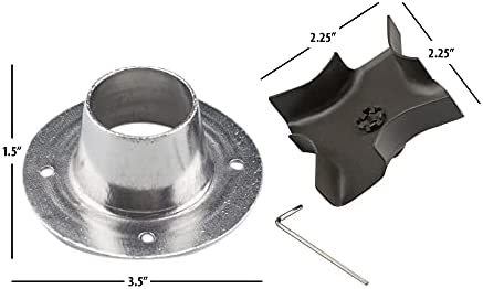 Moultrie Metal Spinner Plate & Funnel Kit | Powder-Coated Metal | 4 outlets