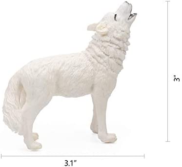 7Pcs Wolf Toy Figurines Set Wolf Animals Figures (Wolf Set A)