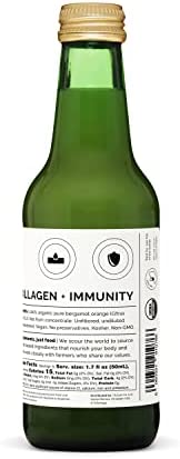 100% Organic Bergamot Juice 8.5 fl oz - Supports Immunity and Collagen Production - Rich in Vitamin C and Bioactive Flavonoids - Straight from Farm in Italy - Undiluted - No Added Sugar - Non-GMO