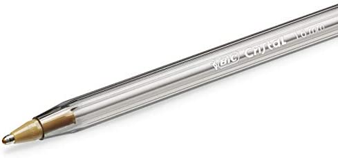 BIC Cristal Multicolour Ballpoint Pens With Wide Tip (1.6mm) Pens For Colourful Writing In Assorted Colours, Pack Of 15
