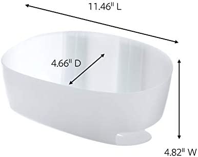 Command Shower Caddy, Clear Frosted, 1-Caddy, 4-Water Resistant Strips, Organize Damage-Free