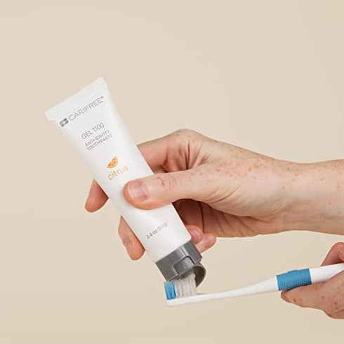 CariFree Gel 1100 (Citrus): Anti-Cavity Toothpaste | Nano Hydroxyapatite | Cavity Prevention | Freshens Breath and Moistens Mouth | Dentist Recommended for Oral Care