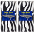 Beistle Zebra Print tablecover, Black/White
