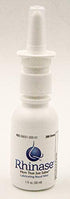 Rhinase Allergy Relief Saline Nasal Spray – Steroid Free, Dual Wetting Agent & Salt Formulation, 300 Sprays for Dry Nose, Allergy, nosebleeds from Nasal Dryness