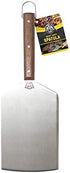 PIT BOSS 67288 Cut Stainless Steel with Rosewood Handle Large Grill Spatula