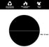 2 Pack Multi-Purpose Silicone Microwave Mat, 12 Inch Non Stick Silicone Baking Mats Oven Mat for Bottom of Oven, Heat Resistant Oven Mat Microwave Trivet Mat ?Black)