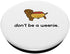 Dachshund Dog Doxie Weenie White Cute Funny Gift PopSockets PopGrip: Swappable Grip for Phones & Tablets