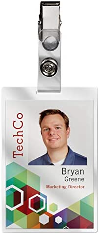 Scotch Thermal Laminating Pouches, 5 Mil Thick for Extra Protection, Professional Quality, 2.4 x 4.2-Inches, ID Badge without Clip, 100-Pouches (TP5852-100)