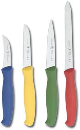 HENCKELS J.A International Accessories Paring Knife Set, 4-piece, Multicolor