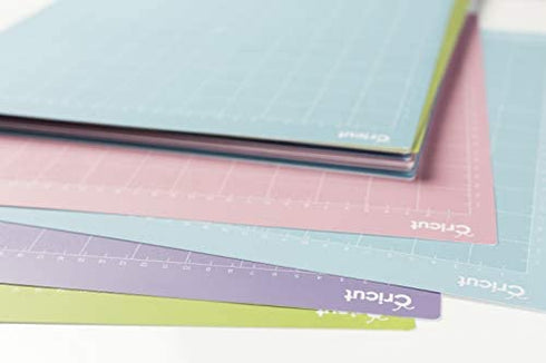 StrongGrip Cricut Cutting Mat 12in x 12in, Craft Mat for Cricut Maker & Explore, Use with Heavyweight Materials - Specialty Cardstock, Matboard & More, Reusable, Clear Protective Film (3 Count)