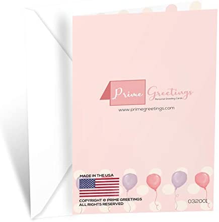 Birthday Card Great Granddaughter | Made in America | Eco-Friendly | Thick Card Stock with Premium Envelope 5in x 7.75in | Packaged in Protective Mailer | Prime Greetings