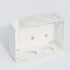 Cutelec 2pcs Box Mounting Bracket for Low Profile Blinds 2inch White Color Window Blinds Headrail Holder Bracket