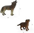 7Pcs Wolf Toy Figurines Set Wolf Animals Figures (Wolf Set A)