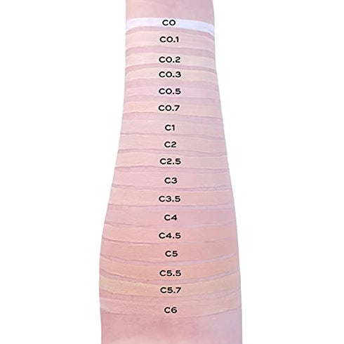 Makeup Revolution Conceal & Define Concealer, Full Coverage Makeup Concealer, Matte Finish & Long Wear, For Fair Skin Tones, Vegan, C2, 4ml
