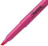 Sharpie 27009 Pocket Style Highlighters, Chisel Tip, Fluorescent Pink, Box of 12