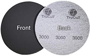 TruCut Sanding Pads | 3 Pack High | 5" Diameter | Sanding Pads Made for Bowling Balls