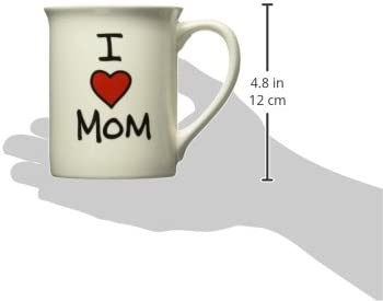Our Name is Mud œI Heart Mom? Stoneware Mug, 16 oz.