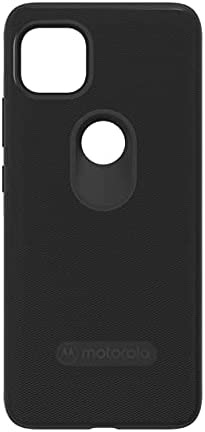 Motorola Essentials Motorola One 5G Ace (One 5G UW Ace) Protective Case- Black - Precision fit Shock Absorbing Cases for Enhanced Phone Grip, Style, Drop Protection for Your Device