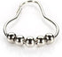 Amazer Shower Curtain Hooks Rings, Rust Proof Stainless Steel Shower Curtain Rings, Shower Hooks for Shower Curtain Bathroom Shower Rings -Set of 12, Polished Chrome