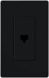 Lutron CA-PJ-BL Claro Telephone Jack, Black