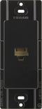 Lutron CA-PJ-BL Claro Telephone Jack, Black