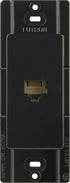 Lutron CA-PJ-BL Claro Telephone Jack, Black