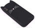 Megantree Cute iPhone XR case, Funny Animal Black Whisker Cat Ears Kitty Case, 3D Cartoon Soft Silicone Shockproof Slim Fit Back Cover Cases Skin for Girls Kids Women