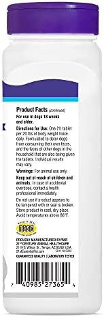 Stool Eating Deterrent with Yucca Schidigera Extract for Dogs