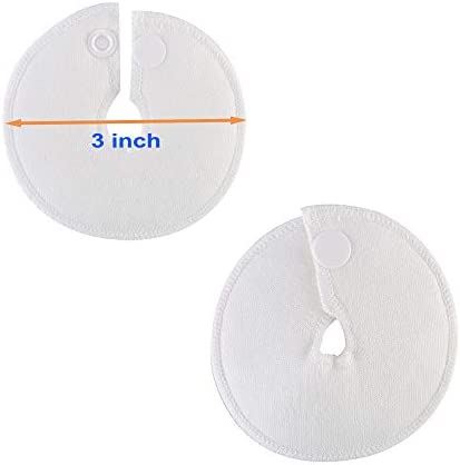 Gtube Pads Holder G Tube Button Pads Peritoneal Dialysis Feeding Tube Peg Tube Supplies for Nursing Care (12 Pack)