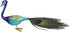 Old World Christmas Ornaments: Magnificent Peacock Glass Blown Ornaments for Christmas Tree