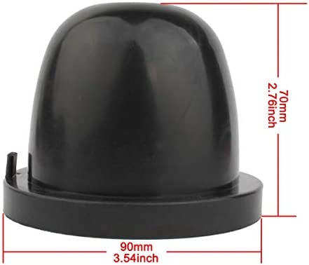 TOMALL 83mm Dust Cover for LED Headlight Replacement Rubber Seal Caps Kit
