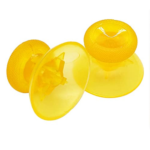 Replacement Thumbsticks,Analog Thumb Sticks Grips for Xbox One Controller - 6PCS (Transparent Yellow)