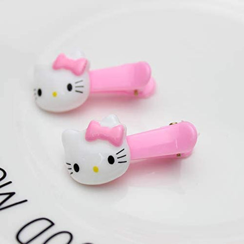 Hello Kitty Jewelry Set, Hello Kitty 12 Pieces Pink Kitty Jewelry- Hello Kitty Necklace, Earring, Bracelet, Hair Accessory, Kitty Cat Ring etc, Pink Hello Kitty Accessories, Birthday Gift for Women.
