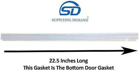 Supplying Demand 809006501 154576501 Dishwasher Bottom Door Seal Lower Gasket Replacement