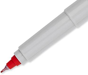 Sharpie 37002 Permanent Markers, Ultra Fine Point, Red, 12 Count