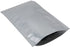 FERENLI 100Pcs Stand Up Clear Silver Zipper Lock Resealable Aluminum Mylar Foil Plastic Packaging Bag for Zip Heat Sealable Aluminum Foil Lock with Tear Notch Long Term Food Storage (3.9x5.9 inch)