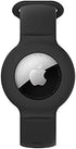 (2 Pack) Kids / Adults Anti-Lost Bracelet for AirTag, iZi Way Soft Silicone Wristband Watch Band Protective Case Cover Holder for Apple Air Tag Tracker - Black