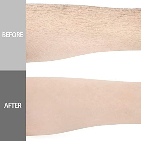 400 Pieces Non Woven Wax Strips Facial and Body Hair Removal Waxing Strips Epilating Wax Strip Paper, White