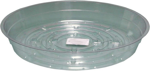 Hydrofarm HGS12 Clear 12-Inch, Pack of 10 Saucers, 12 inches