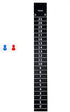 Iparts Cornhole Game Steel Scoreboard with Magnetic Score Keepers, Applicable to Ladder Toss Game as Well