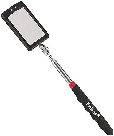 Telescopic Inspection Mirror.Diabetic Mirror for feet.360 Rotating lamp Inspection Mirror, Mechanics Mirror, Inspection Mirror, car Inspection Mirror .Mechanics Mirror on a Stick