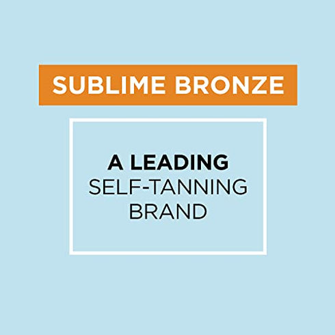 L'Oreal Paris Skincare Sublime Bronze Sunless Tanning Towelettes, Fast-Drying, Streak-Free Self-Tanner, Suitable for all Skin Types, 6 Each (Pack of 2)
