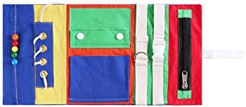 Memory Fidget Sensory Blanket for Adults (24 inch Length x 12 inch Width) Calming, Soothing and Engaging