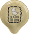 Pavilion Gift Company It's Cats & Dogs-"The Dog Licked The Spoon" Tan Ceramic Spoon Rest, Small, Beige