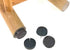 40pcs Thickened Furniture Glide,Nail-on Nylon Slider Pad Floor Protector for Wooden Leg Feet of Chair Table Sofa(?30mm or 1.2",Brown)