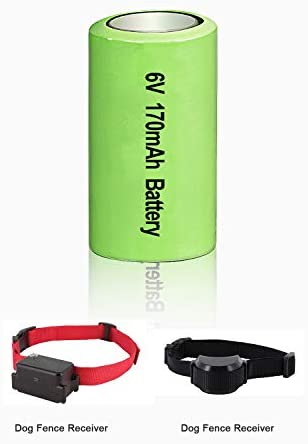 Amityke 6V Battery for pet Stop Dog Collar Compatible with PCC-100 & PCC-200 PTPIR-003 PTPFS-003 Systems for Pet Stop Collars 4 Pack