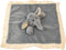Lovey Security Blanket 12 inch Square Stuffed Animal Baby Blankie for Girls or Boys (Elephant) by Baberoo
