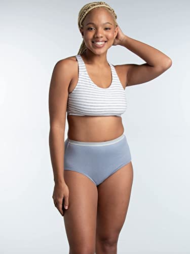 Fruit of the Loom Women's Eversoft Cotton Brief Underwear, Tag Free & Breathable