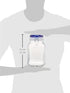 Bormioli Rocco Fido Square Jar with Blue Lid, 67.5-Ounce